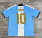 Argentina National 26 Messi Authentic 10 Farewell Jersey Adidas Ld3316 - Small