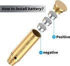 Bore Sight For 357mag 38spl Special Red Laser Sighter Dot Gold 