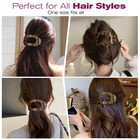 Mber Flat Hair Clips 4  Hair Claw Clips  Non-slip Duckbill Hair Clips Large