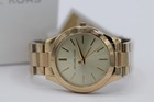 Michael Kors Slim Runway 42 Mm Ss Case Women s Gold-tone Watch Mk3179