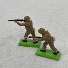 Vintage Britains Deetail Wwii British Infantry Toy Soldiers 2pc Set England