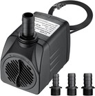 Submersible Pump 400gph 6 6ft Lift 25w 110v Adjustable Aquarium Fountain Pump