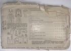 1940s Simplicity 4525 Vtg  Pinafore   Blouse Sewing Pattern     Size 16 Bust 34