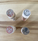 4 Tubes Vintage Boye Needle Co  Wooden Needle Case With Needles