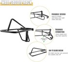 4 Pack Folding Saddle Rack wall Mounted Saddle Rack Stand Heavy Duty Western