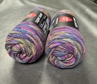 Red Heart Super Saver Artist Print 5 Oz Skeins   2 Pack Acrylic Yarn
