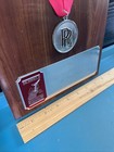 Vintage Rolls Royce 1987 3rd Place Award Medal Medallion Plaque Cloud Phantom V
