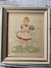 Two Mid Century Art Vintage Lambert Product 5x6  Framed  164