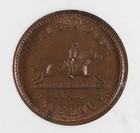 Ngc Ms62bn 1863 Cwt Hussey s Message Post  Time Is Money  Ny Horseback Messenger