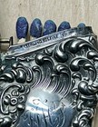 Art Nouveau  925 Sterling Silver Match Safe   Vesta Case Unger Bros Ny 5 Matches