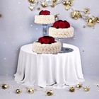 3 Tier Acrylic Wedding Cake Stand Set  Multi-tier Cake Cupcake Holder  Topper   