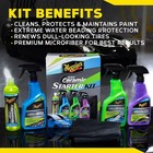      Meguiars Hybrid Ceramic Starter Kit Detailing With Car Wash  Wax  Detailer     