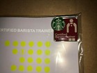 Starbucks Certified Barista Trainer Lapel Pin New In Package Free Shipping