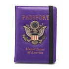 Passport Holder Cover And Card Case Slot Combo Rfid Blocking Leather Travel Pass