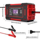 12v Smart Car Battery Charger Auto Lifepo4 Repair Maintainer Trickle Us Plug