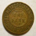 Metropolitan Transit Authoity  boston  Massachusetts  Transit Token - Ma115l