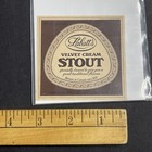 Vintage 1970s Labatt Velvet Cream Stout Unused Paper Label Toronto Ontario Q1917