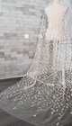  Gold Leaf Glitter Champagne Wedding Veil Stunning Sequin Veil Unique Veil Silve