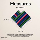 Traditional Mexican Sarape Gaban Poncho     Handmade Ethnic Blanket Style