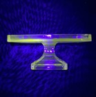 1920s Clark   s Teaberry Gum Store Display Stand Uranium Glass - Excellent Glow