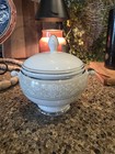 New In Box Mikasa Bavarian Platinum Sugar Bowl W Lid L3215 Fine Ivory China