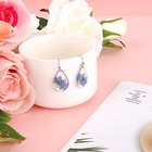 Nqeuepn Flower Teardrop Earrings  Forget Me Not Flower Earrings Flower