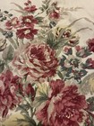 Chaps Ralph Lauren Sham Standard Floral Red Green Single Vintage