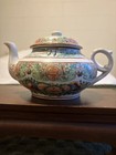 Vintage Chinese Export Porcelain Rose Medallion Teapot