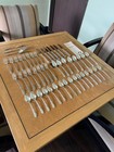 Vintage Tudor Plate Oneida Community Silver-plated Flatware Set - 50 Pcs  used 