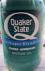Vintage Quaker State Super Blend Motor Oil Inflatable Bottle Gas Station Display