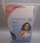 Playtex 44c 4159 black 18 Hour Active Breathable Comfort Wire Free Bra