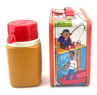 Vintage 1973 Fat Albert And The Cosby Kids Metal Lunchbox W  Thermos Nice Clean