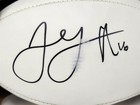 Jared Goff Signed Full Size Football Jsa Coa Lions Rams