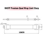 Black 10000lb Racing Travel Limit Straps Shock Suspension Webbing 10  To 32 