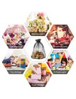 100pcs Black Organza Gift Bags 4x6 Inch Drawstring Jewelry Candy Favor Pouches