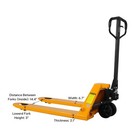 Pallet Jack 5500-lbs Capacity Pallet Truck Standard Duty Manual Pallet Trucks