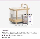 Craddlewise All In One Smart Crib 0-24m