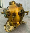Antique Solid Diving Helmet Us Navy Mark V Deep Sea Scuba Marine Divers Designer