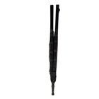 Vintage Wood   Leather Fireplace Bellows With Decorative Crest Design Works