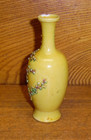 Vintage Chinese Yellow Glaze Miniature Pottery Vase - 5  - Chipped
