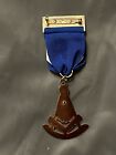 Past Master With Square Jewel Ribbon Pin Masonic Freemason Fraternity New 