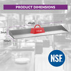 12 X 48 Inches Stainless Steel Shelf Commercial Kitchen Shelving Rack Organizer