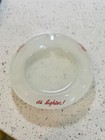 Vintage Pearl Lager Beer Opalescent White Glass Ashtray - San Antonio Brewery