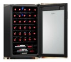 34-bottle Wine Cooler Arctic King Premium Touch Control Led Lighting Black New 