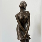 Bronze Statue Woman Marble Sculpture Female Decor Paris Collinet Figure Art Lady