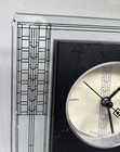Bulova B7750 Glasner House Frank Lloyd Wright Quartz Mantel Clock Works  Retro