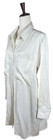 H m White Longline Tunic Shirt Button Front Sustainable Ecovero Nwt Women   s L
