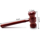 Wooden Gavel For Judge Costume Courtroom Accessory Auction Props Sale
