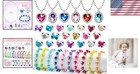 36pcs Princess Play Jewelry Set For Little Girls Ages 4-6  Kids Costume Dress Up