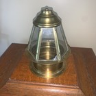 Vintage Compass Skylight Binnacle Brass And Glass   No Compass  
